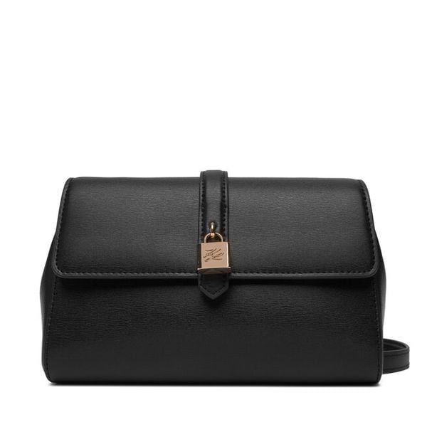 Torebka KARL LAGERFELD. Czarne listonoszki damskie KARL LAGERFELD, bez wzorów, bez dodatków. Za 726.99 zł.