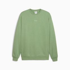 Bluza sportowa męska Puma ELEVATED ESS CREW RELAXED FL 68863526. Zielone bluzy męskie Puma, m, bez wzorów, z kapturem. Za 178.56 zł.