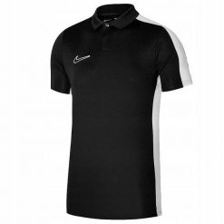 Męska Koszulka Polo Academy DriFIT. Czarne koszulki polo męskie Nike, m, bez wzorów, sportowe, bez ramiączek. Za 185.99 zł.
