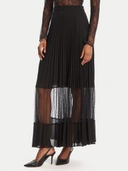 TWINSET Spódnica maxi 252TP2642 Czarny Regular Fit. Czarne spódnice damskie Twinset, bez wzorów, z syntetyku, maxi. Za 799.99 zł.