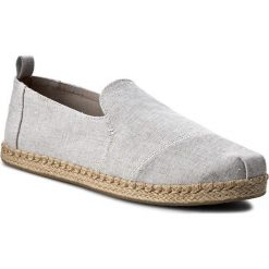 Espadryle TOMS - Deconstructed Alpargata 10009838 Drizzle Grey/Slub Chambray. Szare espadryle damskie Toms, z materiału. W wyprzedaży za 199.00 zł.