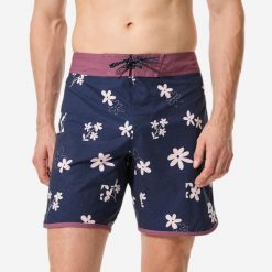 Spodenki surfingowe męskie Decathlon 500 Cutyflow 18". Kąpielówki męskie Decathlon, m, bez wzorów, z elastanu, długie. Za 89.99 zł.