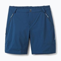 Spodenki trekkingowe damskie Rab Torque Mountain. Niebieskie szorty damskie RAB, l, bez wzorów, z materiału. Za 449.99 zł.