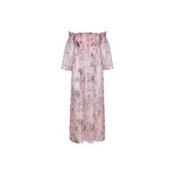 Sukienka Anastasia pink. Czarne sukienki damskie Cool me, bez wzorów, z szyfonu, bez kołnierzyka, bez ramiączek. Za 269.00 zł.
