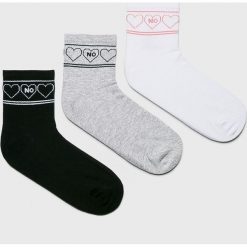 Tally Weijl - Skarpetki (3-pack). Szare skarpety damskie TALLY WEIJL, z bawełny. W wyprzedaży za 19.90 zł.