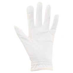 Rękawiczki jeździeckie ze skóry syntetycznej ANKY Technical C-Wear Pro. Białe rękawiczki dziecięce ANKY, bez wzorów, ze skóry. Za 161.50 zł.