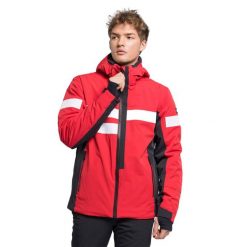 Kurtka narciarska męska CMP 31W0107. Czerwone kurtki męskie CMP, m, bez wzorów, bez kaptura, narciarskie. Za 739.99 zł.