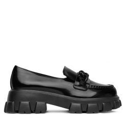 Loafersy DeeZee. Czarne mokasyny damskie DeeZee. Za 179.99 zł.