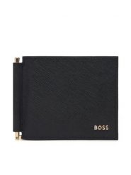 BOSS Portfel Gb 6cc 50573520 Czarny. Czarne portfele męskie Boss, bez wzorów, ze skóry. Za 599.99 zł.