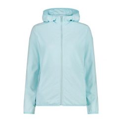 Bluza damska turystyczna CMP 35G5406. Niebieskie bluzy sportowe damskie CMP, l, bez wzorów, bez kaptura, trekkingowe. Za 297.50 zł.
