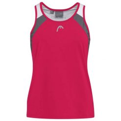 Koszulka bez rękawów dla dziewczynek CLUB 22 Tank Top. Czerwone t-shirty i topy dla dziewczynek Head, bez wzorów, z dżerseju, bez ramiączek. Za 176.00 zł.