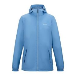 Kurtka Wodoodporna Damska Pack It III. Niebieskie kurtki damskie Regatta, bez wzorów, bez kaptura, trekkingowe. Za 160.99 zł.