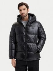 Kappa Kurtka zimowa 36226UW Czarny Comfort Fit. Czarne kurtki męskie Kappa, na zimę, l, bez wzorów, z syntetyku, bez kaptura. Za 349.99 zł.
