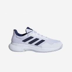 Buty tenisowe męskie ADIDAS Gamespec na każdą nawierzchnię. Buty sportowe męskie Adidas, z kauczuku, bez zapięcia, tenisowe. Za 219.99 zł.