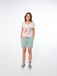 Spodenki damskie Protest PRTANNICK shorts. Zielone szorty sportowe damskie Protest, na lato, l, bez wzorów, z materiału, sportowe, trekkingowe. Za 169.90 zł.