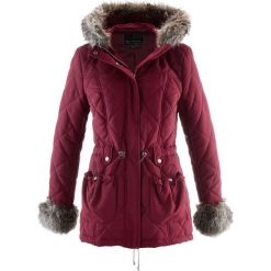 Kurtka pikowana ze sztucznym futerkiem bonprix czerwony klonowy. Kurtki damskie marki SOLOGNAC. Za 189.99 zł.