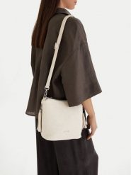 Lasocki Torebka CEO-LSK-X-007-09 Écru. Torebki do ręki damskie Lasocki, bez wzorów, z materiału, bez dodatków. Za 169.99 zł.