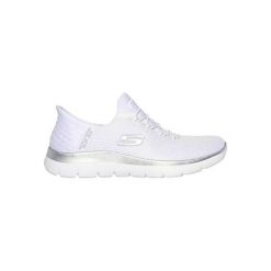 Femme SUMMITS-DIAMOND DREAM Skechers WSL 150123 Blanc Skechers. Białe obuwie sportowe damskie Skechers, bez wzorów, trekkingowe, Skechers Sport. Za 329.99 zł.