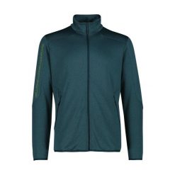Bluza dresowa z podwójnego materiału CMP. Czarne bluzy męskie CMP, l, bez wzorów, z dresówki, bez kaptura. Za 149.99 zł.