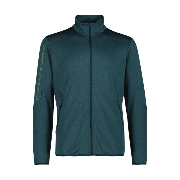 Bluza dresowa z podwójnego materiału CMP. Czarne bluzy męskie CMP, l, bez wzorów, z dresówki, bez kaptura. Za 149.99 zł.