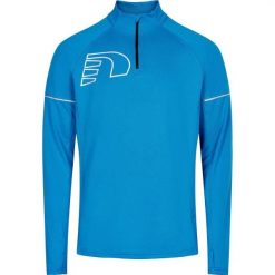 Bluza Newline core zip neck. Niebieskie bluzy męskie Newline, xl, bez wzorów, z materiału, bez kaptura. Za 274.90 zł.