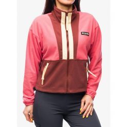 Bluza polarowa damska Columbia Back Bowl Fleece. Czerwone bluzy damskie Columbia, xl, bez wzorów, z polaru, bez kaptura. Za 219.99 zł.
