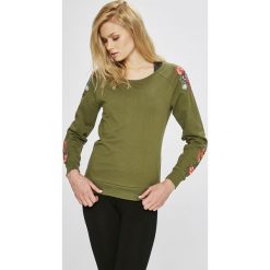 Only Play - Bluza Blossom. Brązowe bluzy damskie Only Play, z aplikacjami, z bawełny. W wyprzedaży za 99.90 zł.