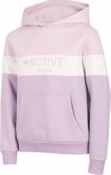 4f Bluza dla dziewczynki 4F fioletowa HJL22 JBLD002 51S 122cm. Fioletowe bluzy dla dziewczynek 4f, bez wzorów, bez ramiączek, bez kaptura. Za 74.73 zł.