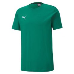 Koszulka do piłki nożnej męska Puma teamGOAL 23 Casuals Tee. Zielone buty sportowe męskie Puma, m, bez wzorów, bez kołnierzyka, bez ramiączek, na fitness i siłownię. Za 135.31 zł.