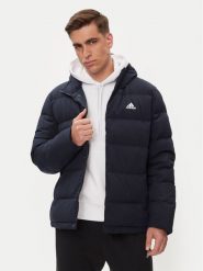 Adidas Kurtka puchowa Helionic HG8750 Granatowy Regular Fit. Niebieskie kurtki męskie Adidas, m, bez wzorów, z puchu, bez kaptura. Za 569.99 zł.