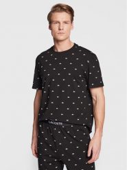 Lacoste Piżama 4H3304 Czarny Regular Fit. Czarne piżamy męskie Lacoste, m, bez wzorów, z bawełny, bez ramiączek. Za 349.99 zł.