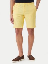 Tommy Hilfiger Szorty materiałowe Deton 9.5 MW0MW42351 Żółty Slim Fit. Żółte szorty męskie Tommy Hilfiger, m, bez wzorów, z bawełny. Za 369.99 zł.