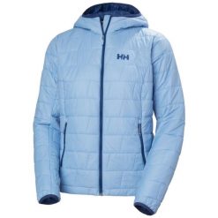 Damska kurtka z kapturem Helly Hansen Lifaloft. Niebieskie kurtki damskie Helly Hansen, l, bez wzorów, z materiału, z kapturem. Za 928.00 zł.