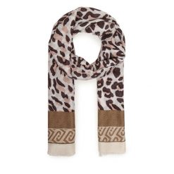 Szal Liu Jo. Brązowe szaliki i chusty damskie Liu Jo, bez wzorów. Za 199.99 zł.