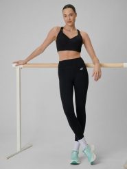4F Legginsy treningowe szybkoschnące damskie - czarne XL. Czarne legginsy damskie 4f, s, bez wzorów. Za 179.99 zł.