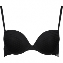 Biustonosz push-up "Columbus Ave" w kolorze czarnym. Czarne biustonosze marki ESPRIT, z haftami. W wyprzedaży za 112.95 zł.