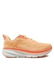 Hoka Buty do biegania Clifton 9 1127896 Pomarańczowy. Brązowe obuwie sportowe damskie HOKA, bez wzorów, z materiału, do biegania. Za 499.99 zł.