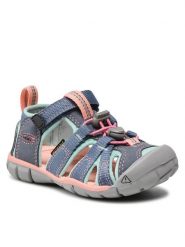 Keen Sandały Seacamp II Cnx 1022975 Niebieski. Niebieskie sandały dziewczęce Keen, z materiału, bez zapięcia. Za 209.00 zł.