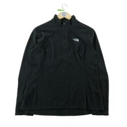 Damski polarowy sweter 1/4 Zip czarny. Czarne swetry damskie The North Face, l, bez wzorów, z polaru, eleganckie, bez kołnierzyka, bez ramiączek, bez kaptura. Za 168.96 zł.