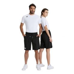 Spodenki Arena Team Bermuda Panel. Czarne szorty sportowe damskie Arena, xl, bez wzorów, sportowe, na fitness i siłownię. Za 177.21 zł.
