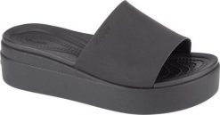 Crocs Crocs Brooklyn Platform Slide 208728-001 Czarne 38/39. Czarne klapki damskie Crocs, bez wzorów, sportowe, bez obcasa. Za 208.98 zł.