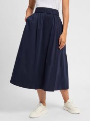 Neo Noir spódnica midi - Yara Kobiety Bawełna niebieski, 42. Niebieskie spódnice damskie Neo Noir, bez wzorów, z bawełny, midi. Za 299.95 zł.