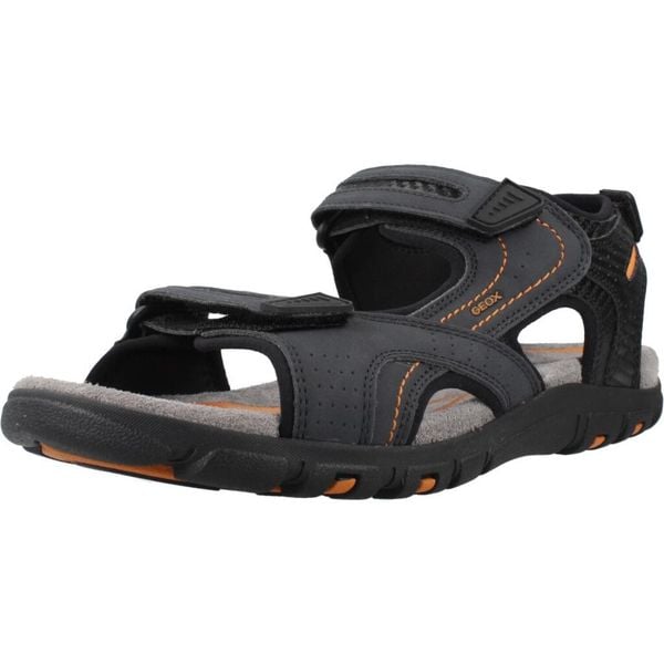 Sandały GEOX 0EKBC UOMO SANDAL STRADA Niebieski. Niebieskie sandały męskie Geox, z syntetyku, bez zapięcia. Za 284.99 zł.