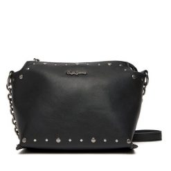 Torebka Pepe Jeans. Czarne torebki do ręki damskie Pepe Jeans, bez wzorów, z jeansu, wizytowe, bez dodatków. Za 209.99 zł.