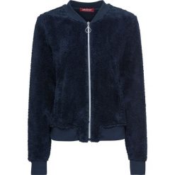 Bluza z polaru "baranek" bonprix ciemnoniebieski. Bluzy damskie bonprix. Za 54.99 zł.