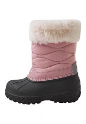 Zimowe botki dla dziewczynki Reima Muhvari. Brązowe botki dziewczęce Reima, z gumy, bez zapięcia. Za 279.99 zł.