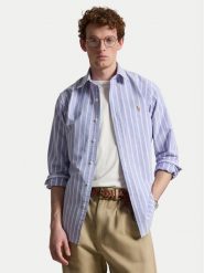 Polo Ralph Lauren Koszula 710928918002 Niebieski jasny Custom Fit. Niebieskie koszule męskie Polo Ralph Lauren, m, bez wzorów, z bawełny, bez kołnierzyka, bez ramiączek. Za 769.99 zł.