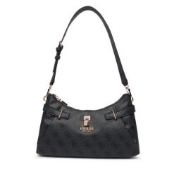 Torebka Guess. Szare torebki do ręki damskie Guess, z aplikacjami, klasyczne, bez dodatków. Za 589.99 zł.