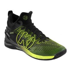 Buty halowe Kempa Attack. Czarne buty sportowe męskie Kempa, bez zapięcia, do piłki ręcznej. W wyprzedaży za 644.50 zł.