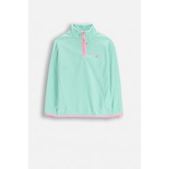 Polar turystyczny dziewczęcy bluza ze stójką Lemon Explore ZL5. Zielone bluzy dla dziewczynek LEMON explore, bez wzorów, z polaru, bez ramiączek, bez kaptura. Za 99.90 zł.